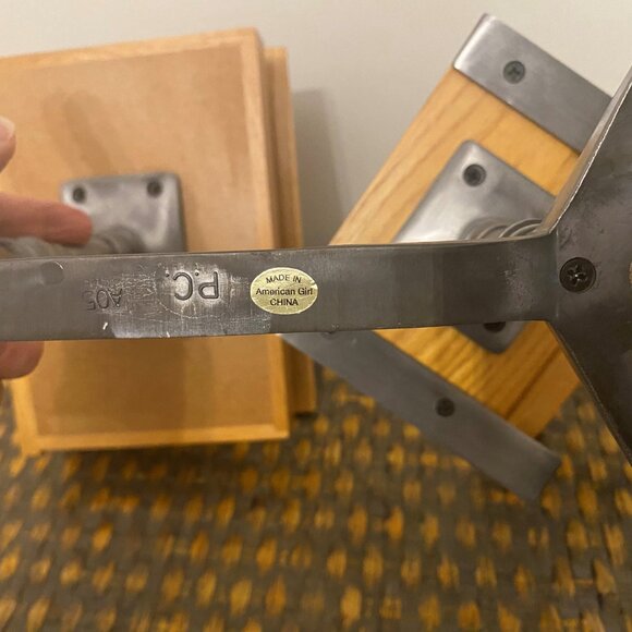 American Girl Doll School Desk & Chair Set – Wood & Metal – Vintage Style - Picture 8 of 10